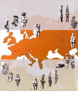 mappa dee paleolitico